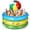Yellow Green, variant on UUERT Duck Party Decorations Summer Duck Birthday Inflatable Drink Cooler Yellow Animal Party Blow up Drink Holder Ice Tray Food Containers for Indoor Outdoor Birthday Supplies