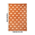 thumbnail image 3 of 59.1x39.4 Inch Fall Thanksgiving Harvest Themed Throw Blanket, Soft Cozy Leaf Pattern Decorative Blanket, Warm Seasonal Blanket For Sofa Couch Bedside Home Decor, 3 of 8