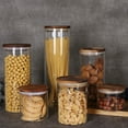thumbnail image 4 of Borosilicate Glass Canister Airtight Kitchen Food Storage Jar Glass Storage Tank, 4 of 9