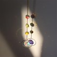 thumbnail image 3 of 10thCrystal Windchime Ornamento Exquisito Colgante de luna y estrella Colector de sol personalizado para, 3 of 5