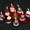 thumbnail image 5 of JM 9 Piezas Vela Perfumada de Citronela Vela de Cera de Soja para Interiores y Exteriores Velas de Citronela Jardín Papá Noel Árbol de Navidad Conos de Pino para Decoración Navideña JM RV021031-01159SDJ, 5 of 5