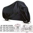 thumbnail image 1 of Cubierta para motocicleta a prueba de frío, tela Oxford 210d impermeable, cubierta para motocicleta a prueba de lluvia y polvo (hy), 1 of 2