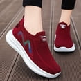 thumbnail image 2 of NOKIO Women's S𝗅ip On Sneakers Lightweight Soft Sole Shoes Breathable Fly Woven Mesh Sneakers Laceless Hands-Free Running Shoes Comfortable Athlet𝗂c Shoes Casual Fashion Non-S𝗅ip Walking Shoes, 2 of 8