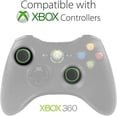 thumbnail image 4 of Tapa de agarre de silicona para joystick analógico (4 paquetes/2 pares, negro/verde), apta para usar con mangos Pro de Ps5/ps4/ps3/ps2/xbox 360/one/switch, 4 of 5