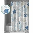 thumbnail image 3 of Shower Curtains Sets for Bathroom Decor Sea Turtle Blue Coral Seamless Waterproof Bathroom Curtain with Hooks, Ocean Starfish Seahorse for Bathroom Decor,36x72IN, 3 of 7