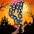 thumbnail image 2 of Edvintorg Women Leggings Plus Size Fashion Halloween Printed High Waisted Casual Stretch Yoga Pants Womans Clothes S-3XL Black, 2 of 5
