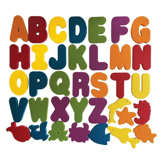 Spark Create Imagine Bath Letters & Animals, Includes 36 pieces, Age 2+