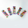 thumbnail image 4 of Paquete de 4-6 1 Paquete de Pompones Artesanales Pequeños de Pelusa de Colores Vibrantes 6 piezas Sunnimix 100x bolas de pompones, 4 of 8