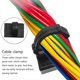 thumbnail image 2 of 50 pcs. Self Adhesive Cable Clamp Plastic Rectangular Cable Clips Cable Tie Quick Bind Cable Wire Ma, 2 of 5