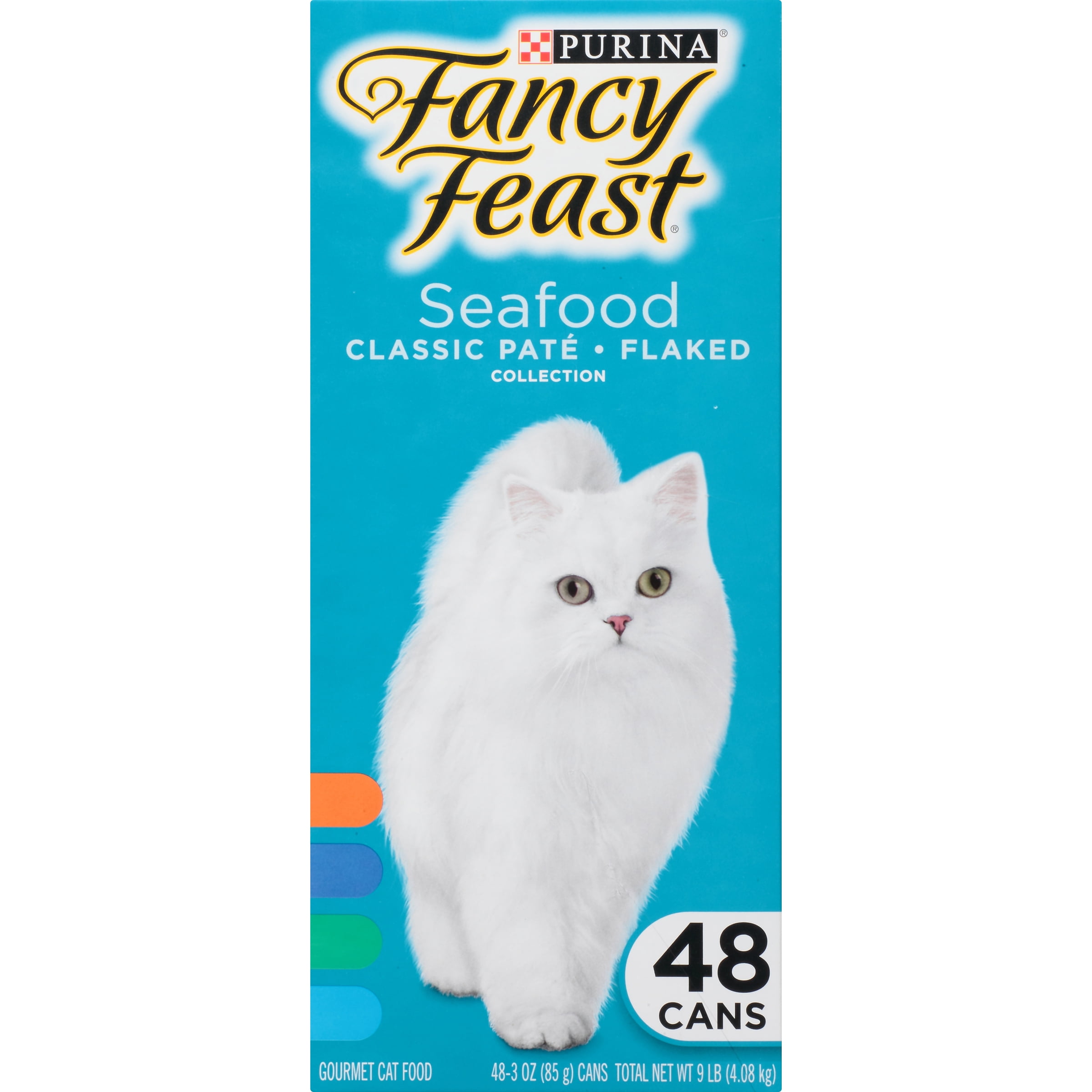 Fancy Feast Cat Food by Purina MIX Seafood Variety 3oz 48pk