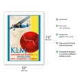 thumbnail image 2 of Amsterdam to Jakarta (Batavia) - Dutch East Indies - KLM (Royal Dutch Airlines) - Vintage Airline Travel Poster by Emmanuel Gaillard c.1930s - Bamboo Fine Art 290gsm Paper (Unframed) 12x16in, 2 of 4