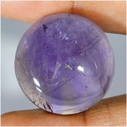 Natural Amethyst Lace Agate 27x11mm Round Cabochon Loose Gemstone 65.00Cts