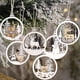 thumbnail image 1 of Adornos de árbol de Navidad del país de las maravillas de invierno - Juego de 6 adornos de madera con temas navideños para decoraciones de árboles de Navidad de invierno esquí esquí Gafas de esquí, 1 of 5