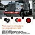 thumbnail image 4 of LINLIN Round Trailer Side Marker Lights,Universal 3/4" LED Front Rear Side Marker Indicators Light 12V/24V Bullet Clearance Marker Light Caravan SUV Trailer Wagon Recovery Truck Marker Light, 4 of 7