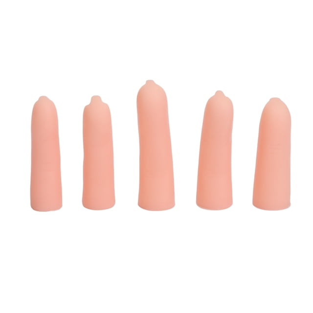 Dedos De Práctica De Arte De Uñas, Articulación Flexible Engrosada, Alta Simulación, 5 Piezas De 10 Mm De Profundidad De Incrustación, Dedo De Entrenamiento De Uñas De
