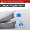 thumbnail image 6 of Htwon Men Women Invisible Height Increase Insoles Heel Lift Taller Shoe Inserts Pad, 6 of 12