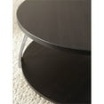 thumbnail image 2 of Steve Silver Co. Coham Table Basse Ronde avec Roulettes, Nickel Noir, 2 of 5