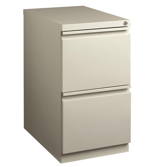 Pemberly Row 23"D Mobile Pedestal File 2-Drawer Filing Cabinet File/File - Gray