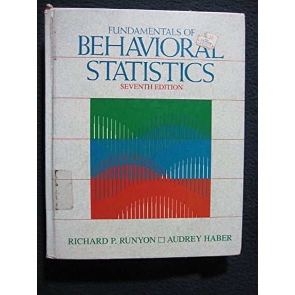 Pre-Owned Fundamentals of Behavioral Statistics (Paperback) 0070543267 9780070543263