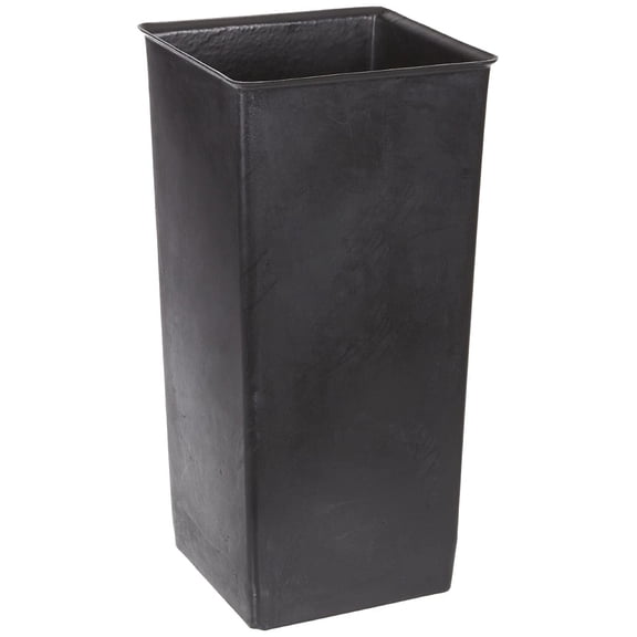 Witt Industries 13R Plastic 13-Gallon Rigid Waste Liner, Square, 11" Width x 11" Depth x 20" Height, Black