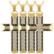 thumbnail image 1 of Cadenas Religiosos SacredDiamon01 4Pzas Plata Collar Cruz Dije 4x2.5cm Metal., 1 of 5
