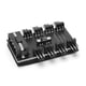 thumbnail image 1 of Adaptador de controlador de velocidad Fuente de alimentación de 12 V de 3 niveles para 8 ventiladores Cooler -way PC Sywqhk Para estrenar, 1 of 4