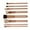 米色Beige, variant on TYTSPEASY 8Pcs Mini Cosmetic Eyebrow Eyeshadow Brush Makeup Brush Sets Kits Tools E21 Makeup Brush for Foundation Star Makeup Face Washing Wristbands Fan Brush