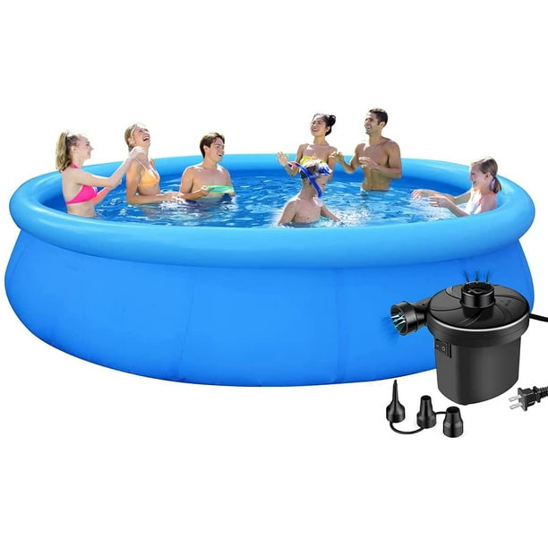 Inflatable Swimming Pool for Adults Above Ground Pools 10 Ft x 30 in Large Inflatable Pools