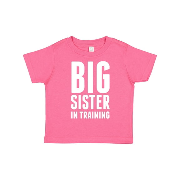 Inktastic Big Sister in Training Girls Toddler T-Shirt