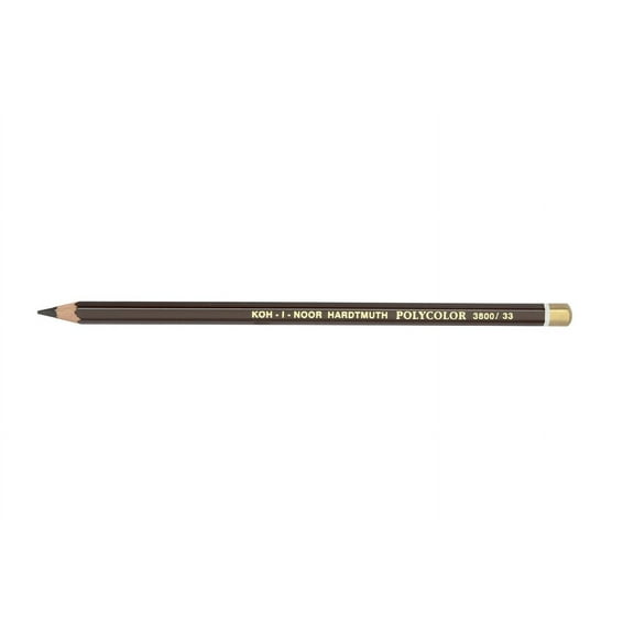 Koh-I-Noor Polycolor Dark Brown Pencil, 12/Each