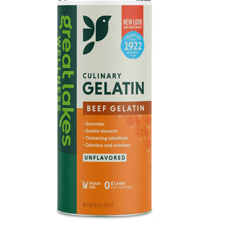 Great Lakes Wellness Culinary Beef Gelatin - Unflavored 16 oz Pwdr