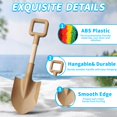 thumbnail image 4 of Juego de palas de playa Amarlozn 41 cm para niños y adultos, 3 piezas, 4 of 7