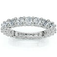thumbnail image 2 of Pompeii 2 - 6Ct TW Diamond Eternity Ring 14k Gold Anniversary Lab Grown Wedding Band, 2 of 3