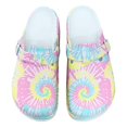 thumbnail image 3 of Zuecos de enfermera estampados, zapatillas de trabajo sanitarias antideslizantes, transpirables, plantilla suave, cómodos de enfermería para , Rosa 41 Soledad pantuflas de lactancia, 3 of 7