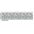 thumbnail image 2 of Ambesonne Easter Fabric by the Yard Upholstery, Cartoon Funny Bunnies Print, 10 Yards, Bluegrey Black Coral, 2 of 4