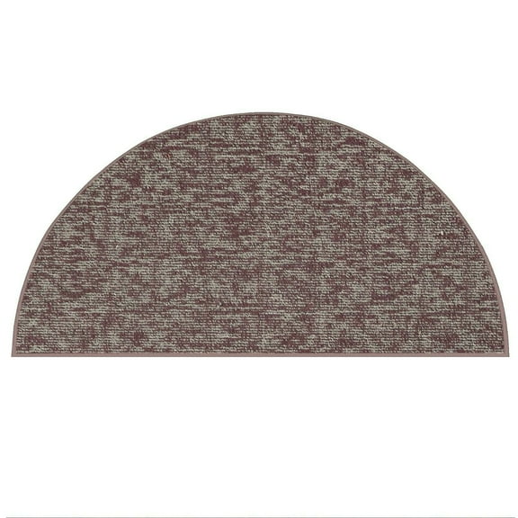 Furnishmyplace Modern Indoor/Outdoor Commercial Rug - Purple, Elemental Area Rugs 54" x 108" Half Round