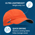 thumbnail image 2 of Race Day Mens Running Hat - orange peel, 2 of 8