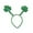 Green-C, variant on Penkiiy St. Patrick's Day Headbands Green Clover Hair Accessories Top Hat Hair Hoop Leprechaun Head Boppers Shamrock Headpieces for Men and Women