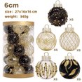 thumbnail image 5 of Danolapsi 25Pcs Christmas Balls Ornaments for Xmas Christmas Tree Decor, Shatterproof Christmas Tree Decorations Hanging Baubles for Holiday Wedding Party,2.36 Inch, 5 of 6