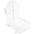 thumbnail image 3 of Coussin de Siège et Dossier pour Chaise Adirondack Extérieure, 3 of 7