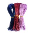 thumbnail image 2 of 3 piezas 80 metros de cordón de encerado 1 mm Azul + Rojo Azul + Rojo + Violeta Sunnimix Cables encerados de algodón, 2 of 7