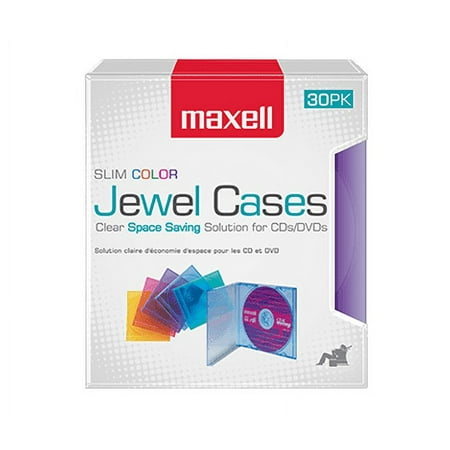 UPC: 0025215350085 | 30-Pack Slim Line Jewel Cases Color
