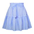 thumbnail image 3 of Aayomet Tennis Skirts For Women Women's Long Rainbow A Line Tulle Tutu Skirts Tiered Skirt Petticoat,Blue L, 3 of 4