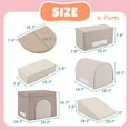thumbnail image 7 of Soft Foam Playset for Toddlers, Safe SoftZone Single-Tunnel Foam Climber for Kids, Lightweight Indoor Active Play Structure with Slide Stairs and Ramp for Beginner Toddler Climb and Crawl, 7 of 7