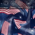 thumbnail image 6 of American Flag Cloth Napkins, Red Striped Blue Star Fireworks USA Flag Washable and Reusable Dinner Napkins Set of 2, Table Napkin for Kitchen Party Birthday Wedding Hotel Housewarming 20"x20", 6 of 9