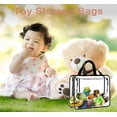 thumbnail image 7 of Wintfarm 7pcs Toy Storage Bags with Handle and Zips,Pvc Clear Toiletry Storage Bags, 11.8 * 8.6 * 3.9inch Waterproof Toy Storage Organizer, Clear Tote Bag for Building Blocks,Kids Small Plush Toys, 7 of 7