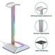 thumbnail image 4 of Headphone Stand, Rgb White Headphone Holder with 3-Port USB Hub Gamer Headset Stand with Backlit Surround Sound, 4 of 5