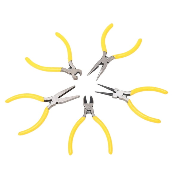 End Cutting Pliers,5Pcs Pliers Dual Spring Pliers Set Repair Pliers Extended Durability
