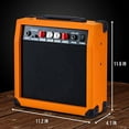 thumbnail image 2 of LyxPro 20W Wood Guitar Amplifier with Built-in Speaker - Sunburst, 2 of 5