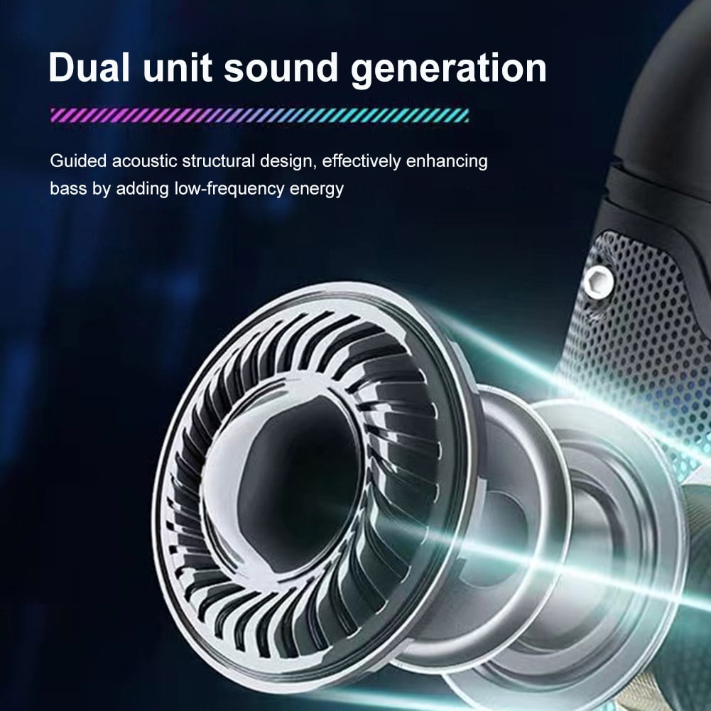 Bluetooth Speakers, Portable Wireless Loud Outdoor Home Party Bluetooth Speaker with Subwoofer, LED Colorful Lights, Microphone, Remote and Big Powerful Stereo Deep Bass Sound Boombox